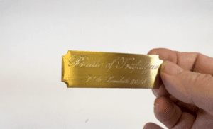 Brass Engraving with RAVEN